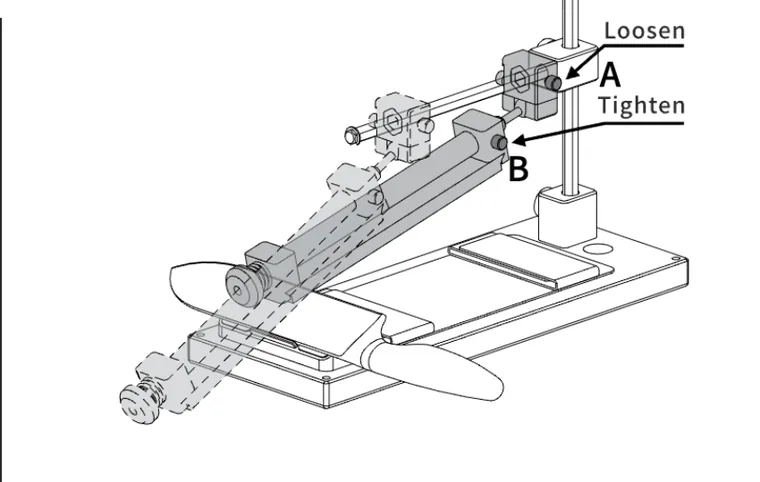 Fig. 4.3.2 — Unghi variabil, tăiș convex